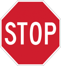 R1-1  30" Stop Sign